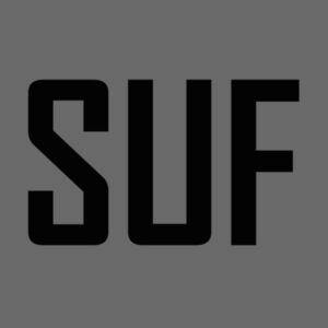 STRAIGHT UP FITNESS CIRCLE LOGO - UNISEX ZIPPER HOODIE - CHARCOAL - CPD84Y Design