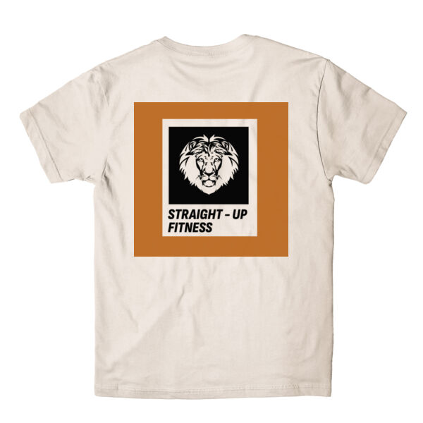 STRAIGHT UP FITNESS SQUARE LOGO - VINTAGE UNISEX T-SHIRT - IVORY - YL3PD7 Thumbnail