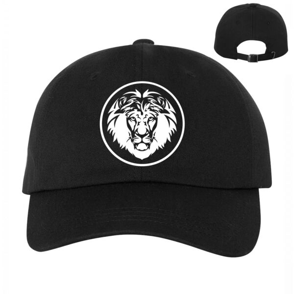 STRAIGHT UP FITNESS CIRCLE LOGO - CLASSIC DAD HAT - BLACK - $J2FC8Y$ Thumbnail