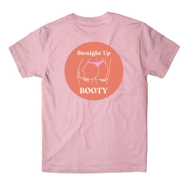 STRAIGHT UP BOOTY - VINTAGE UNISEX T-SHIRT - BLOSSOM - P738Q4 Thumbnail