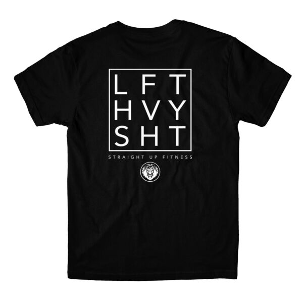 STRAIGHT UP FITNESS - LFT HVY SHT - UNISEX T-SHIRT - BLACK - QDTKP3 Thumbnail