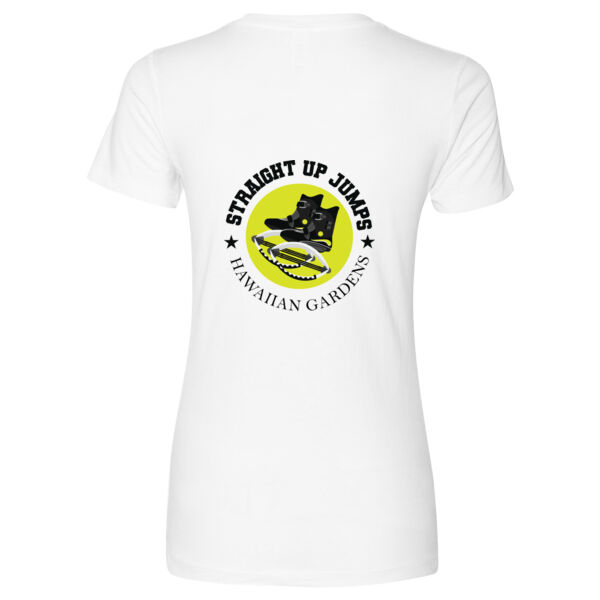 STRAIGHT UP FITNESS - GREEN JUMPS - UNISEX T-SHIRT - WHITE - $FE5CQS$ Thumbnail