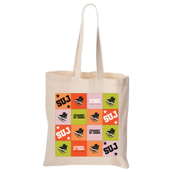 STRAIGHT UP FITNESS - JUMPS - 14X16 TOTE - NATURAL - $EY9HDK$ Thumbnail