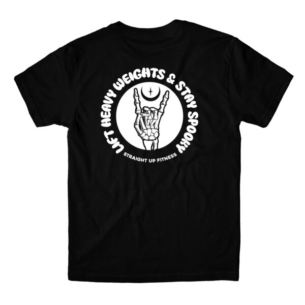 STRAIGHT UP FITNESS - STAY SPOOKY - UNISEX T-SHIRT - BLACK - FT4XDP Thumbnail