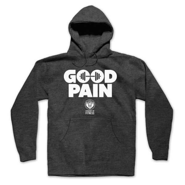 STRAIGHT UP FITNESS - GOOD PAIN - HOODIE - $B6AFE3$ Thumbnail