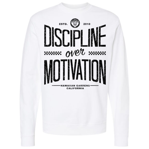 DISCIPLINE OVER MOTIVATION - CREWNECK - $N25J9E$ Thumbnail