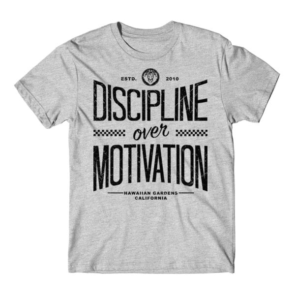 DISCIPLINE OVER MOTIVATION - T-SHIRT - $N25J9E$ Thumbnail