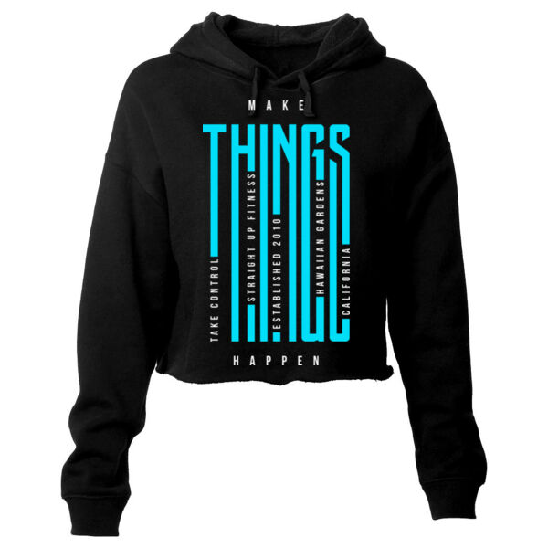 TAKE CONTROL - WOMEN'S CROP HOODIE - $XRNBGS$ Thumbnail
