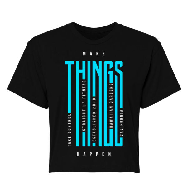 TAKE CONTROL - WOMEN'S CROP T-SHIRT - $XRNBGS$ Thumbnail