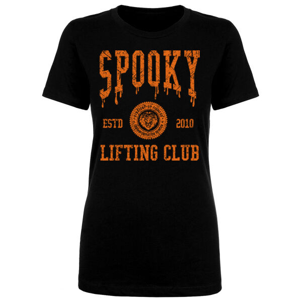 SPOOKY LIFTING CLUB - WOMEN'S FITTED T-SHIRT Thumbnail